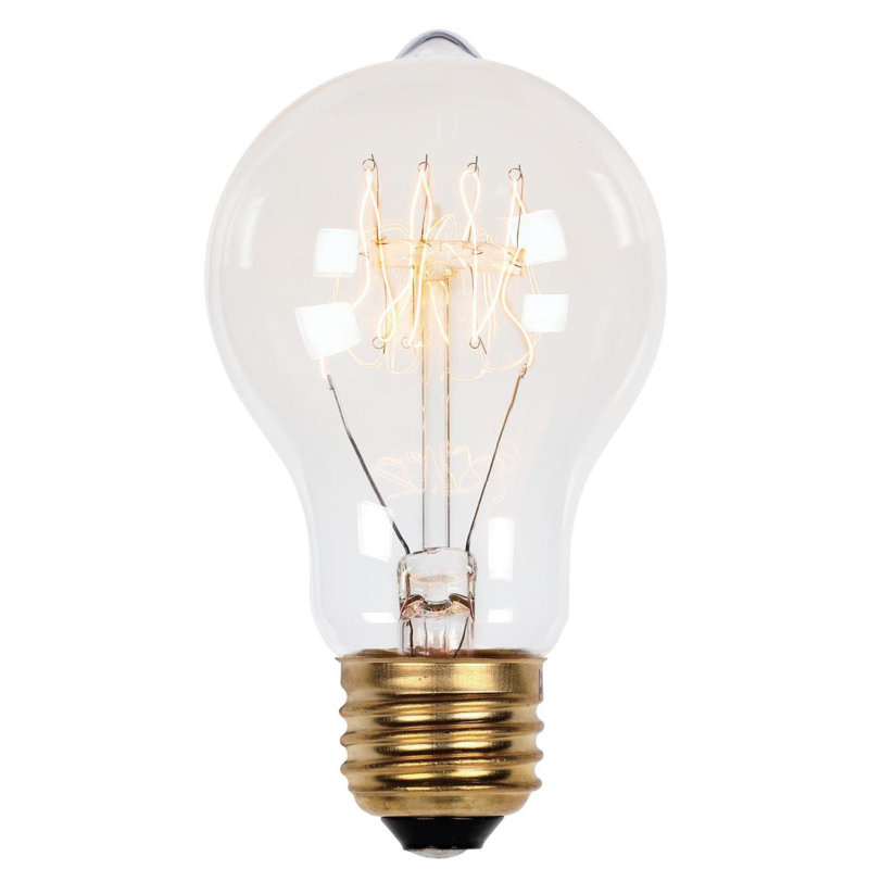 A19 Incandescent, Light Bulb, Soft White (2450K) E26/Medium (Standard